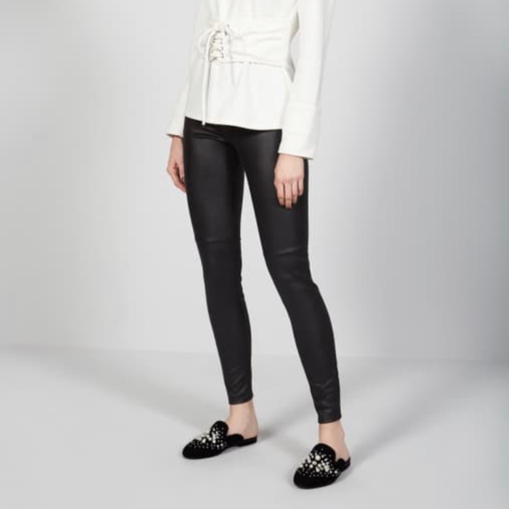 Trouve Faux Leather Leggings